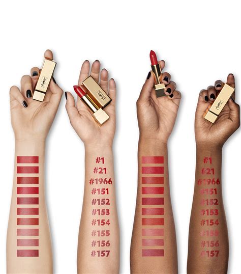 ysl nude fougueux swatch|Rouge Pur Couture Satin Lipstick — Red Lipsticks — .